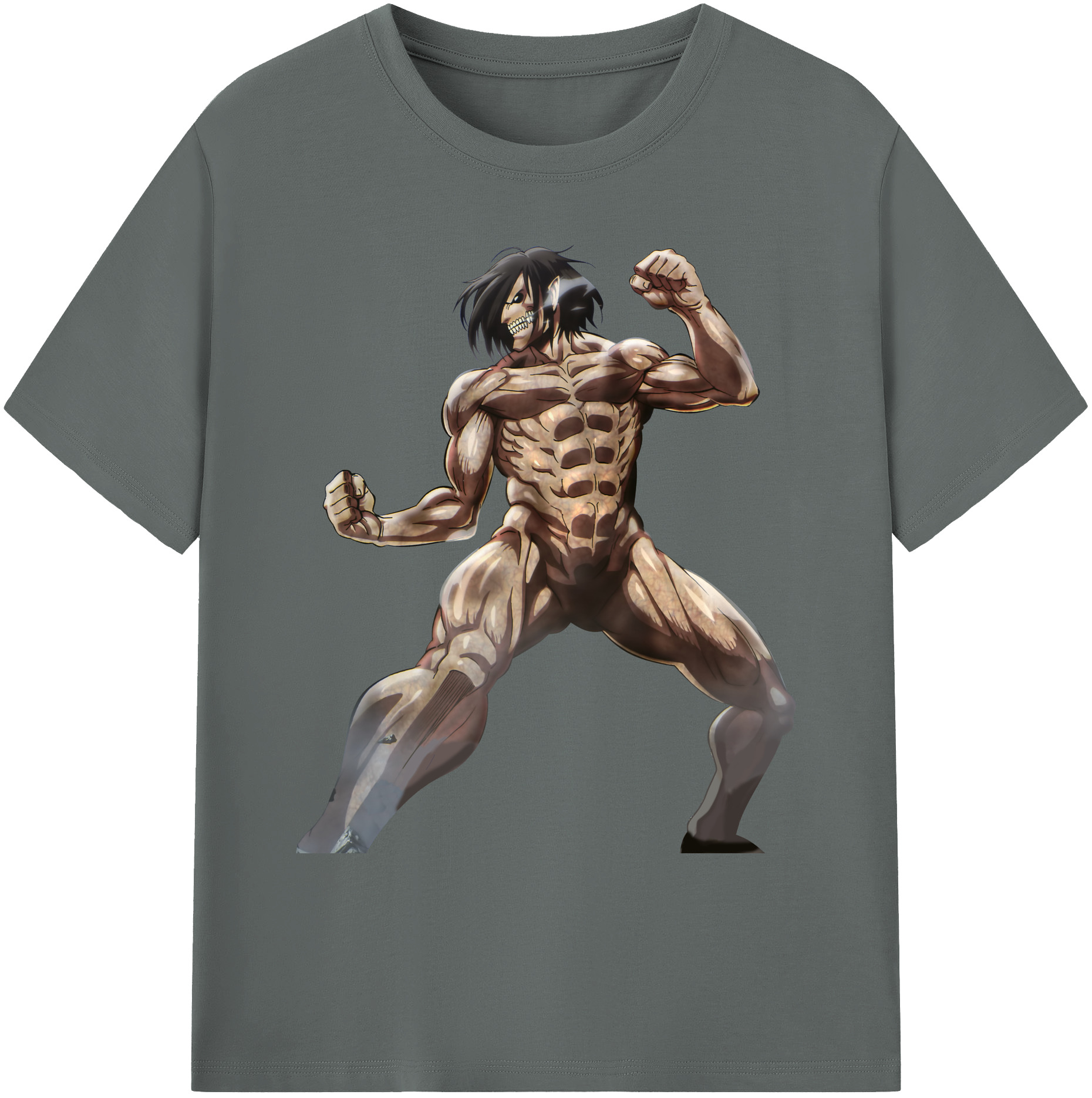 （画像用） 進撃の巨人 Attack on Titan 綿100％ メンズ半袖Tシャツ｜肌触りやわらか＆通気性